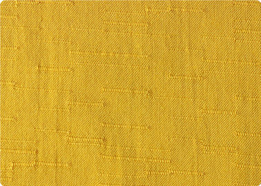 Elegan Kuning / Putih 120gsm 100 Rayon Fabric Jacquard Fabric Penguat