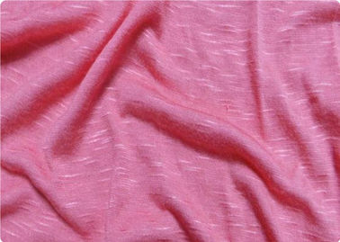 Pink / Putih Viscose Fabric Furniture Upholstery Fabric Untuk Olahraga
