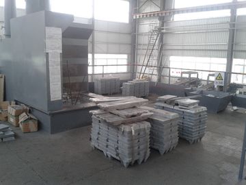 3 Fase Zinc Melting Furnace untuk Manufaktur Block / Ingot Produksi