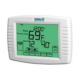 Sentuh scren 7 Hari Programmable termostat Untuk Furnace, Surface mount