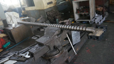 OEM Copper panjang Thread Rod Machining Parts Untuk Peralatan Industri, Logam machined Bagian