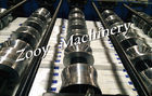 Hidrolik Deck Roll Forming Machine Heat Treatment Rollers, Kontrol Panasonic PLC