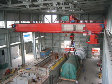 32 ton Heavy Duty Dua Girder Overhead crane Dengan Listrik Hoist