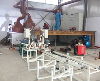 500kg Gabungan Industri Melting Furnace 55kW untuk tembaga sistem batang pengecoran