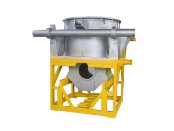 300kg 75KW Zinc Meling Furnace, 0,3 Frekuensi Main Listrik Induksi Melting Furnace