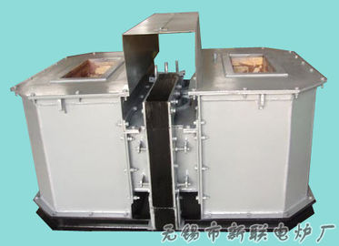 Horizontal Pengecoran Logam Furnace 500kg 120KW, Kuningan lebur Furnace