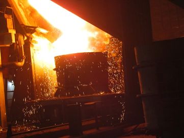 OEM listrik mencair Induction Furnace, 100HZ logam tungku