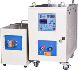 CE, SGS IGBT 40KW peralatan pemanas induksi Frekuensi Menengah untuk menempa baja, tembaga