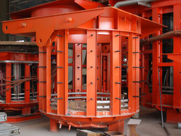 Mencair Induction Furnace, 500HZ satu / ganda pompa Motor