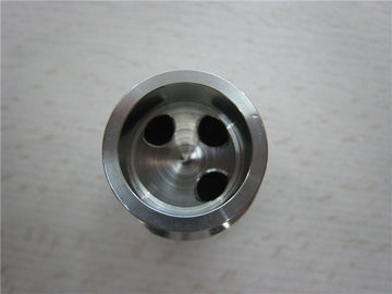 ISO 9001 Aluminium, Tembaga Precision Machining Parts dengan Chrome / Silver / Gold Disepuh