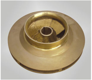 OEM pompa tembaga kuningan impeller, pasir pengecoran baling-baling roda impeller ASTM, GB, DIN, EN