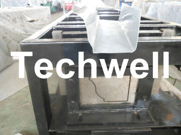 5 &quot;, 6&quot;, 7 &quot;, 8&quot; Custom Portabel Talang Roll Forming Machine Dengan 43ft.  Per Kecepatan Menit