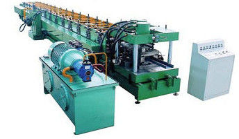 3-phase 60Hz Logam Deck Roll Forming Machine 15kW Dengan Listrik Kontrol Kabinet