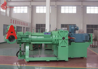 Hijau 132 Kw mesin Karet Strainer Dengan Kabinet Kontrol Listrik