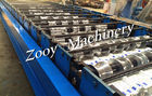 Hidrolik Deck Roll Forming Machine Heat Treatment Rollers, Kontrol Panasonic PLC
