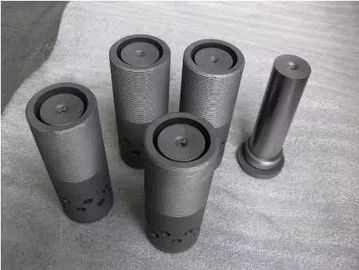 bentuk tabung kecil Graphite Mould casting untuk Copper Rod Furnace