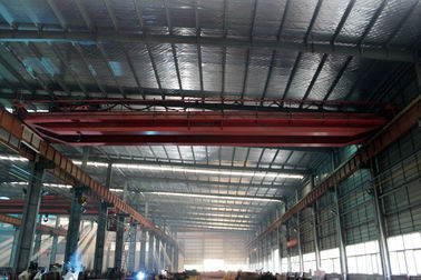 Crane Perjalanan Ganda Girder Bepergian Listrik 16T Untuk Bengkel