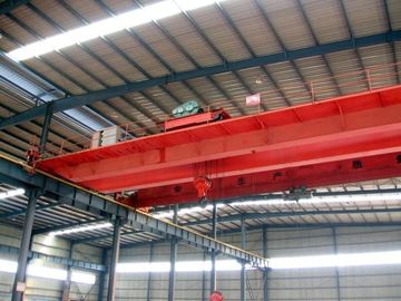 32 ton Heavy Duty Dua Girder Overhead crane Dengan Listrik Hoist