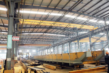 Single atau Overhead Medium Duty 5t jembatan Crane untuk toko mesin