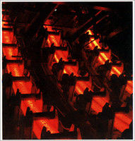 Air horisontal Cooling berkelanjutan Mesin Casting, R6M / 3 Strands