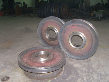 Alloy Steel Cast Baja Pulley / Lajang Sheave Untuk Crane, Suku Cadang Kapal Derek