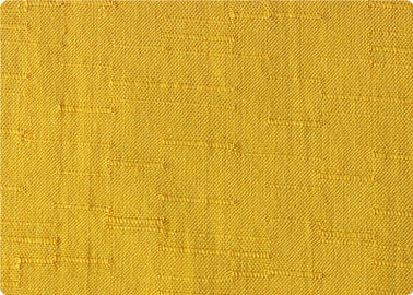 Elegan Kuning / Putih 120gsm 100 Rayon Fabric Jacquard Fabric Penguat